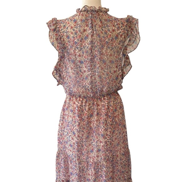 BB DAKOTA by Steve Madden Maxi Dress size M Floral prairie tiered cottage core - Picture 5 of 12